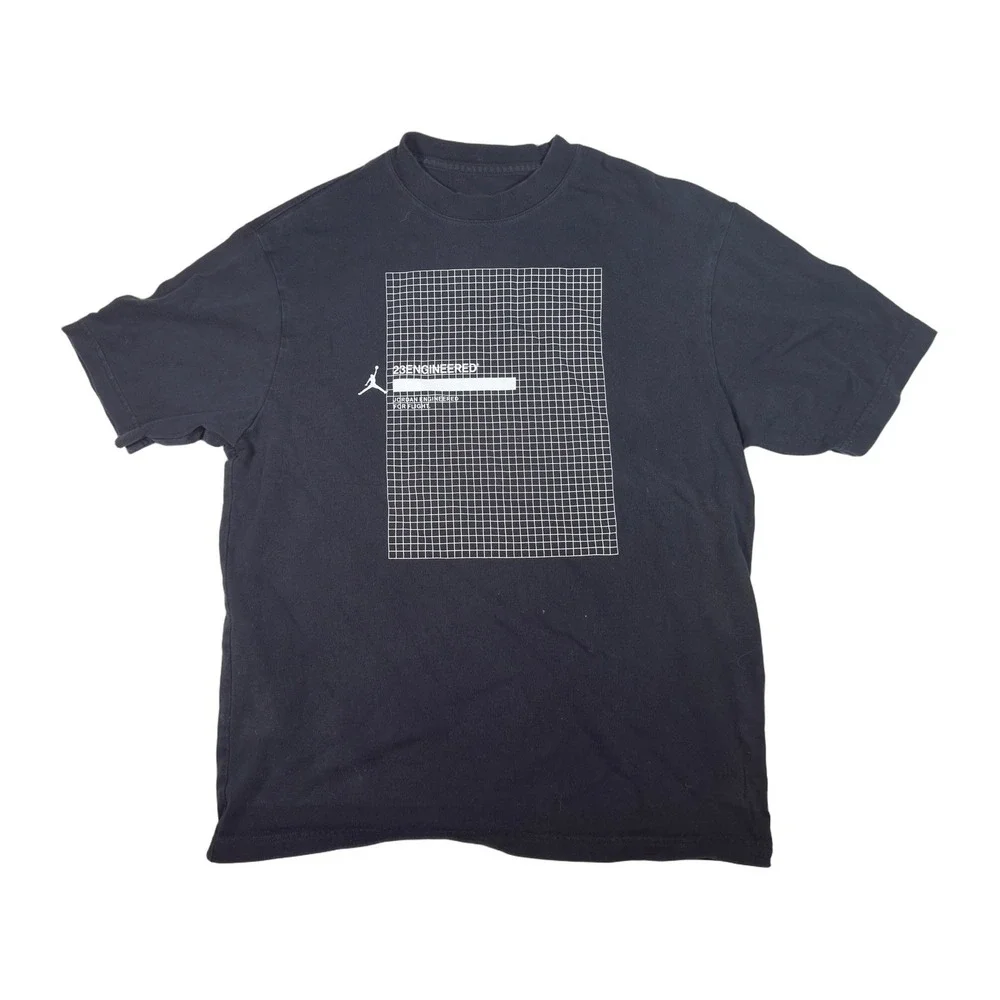 Jordan Engineered For Flight Graphic T Shirts Black Mens‎ Size Medium
